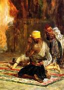 unknow artist, Arab or Arabic people and life. Orientalism oil paintings  524